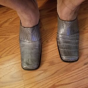 Great Genuine Alligator Mules